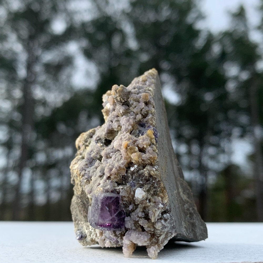 Cubic Purple Fluorite